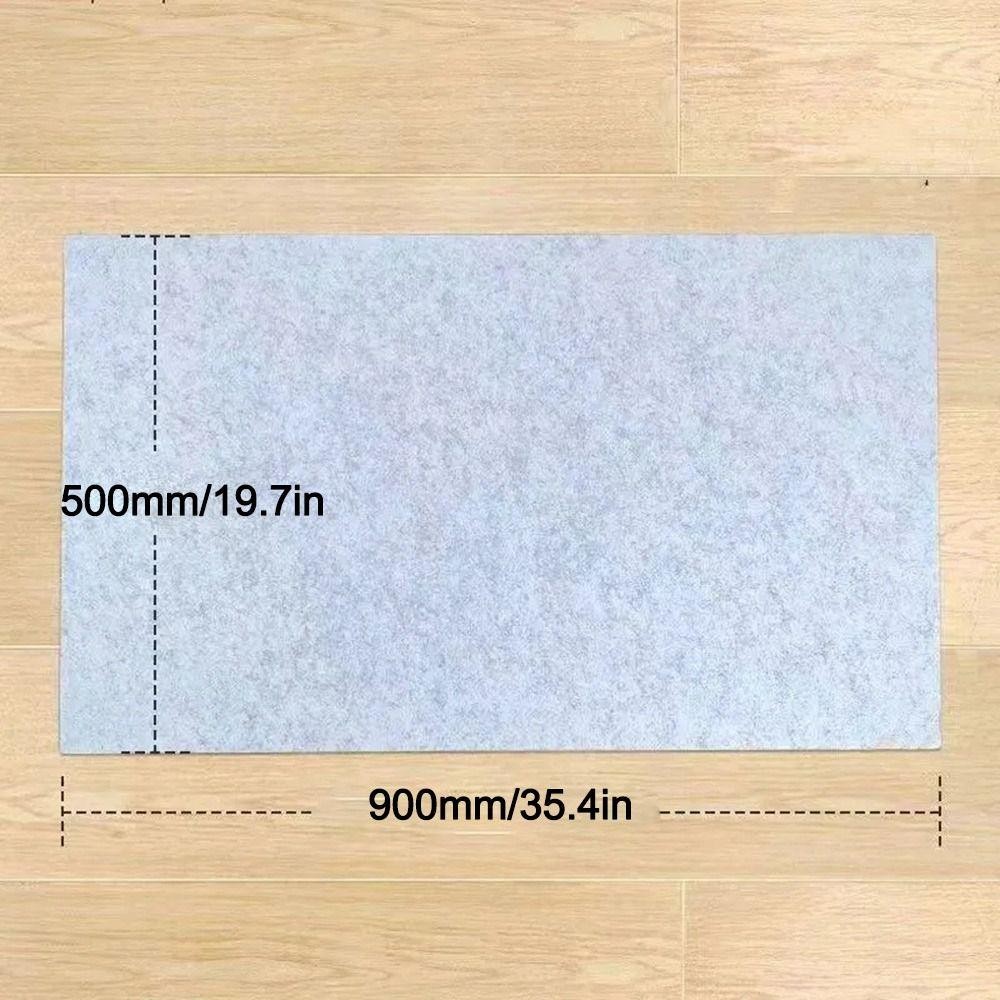 Thảm phòng tắm YMIFI 3 / 6 Cái, Thảm trải sàn nhà bếp dùng một lần chống mài mòn dày, Thảm nhà bếp chống trượt bền bỉ không thể giặt được Trang trí nhà bếp