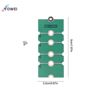 YOWEI M.2 SSD Adapter Card 2230 / 2242 / 2260 Đến 2280 Thẻ Chuyển Đa Năng Giá Nối Dài Bảng Nâng Thẻ Chuyển Đổi Thẻ VN