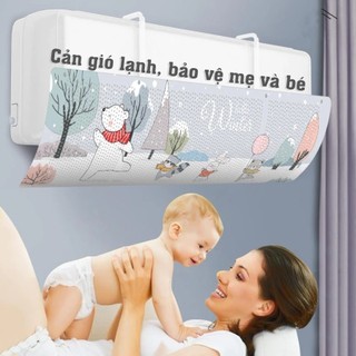 Tấm Chắn Gió Điều Hoà, Tấm chuyển đổi hướng gió điều hoà, máy lạnh bảo vệ sức khoẻ gia đình - SUNND