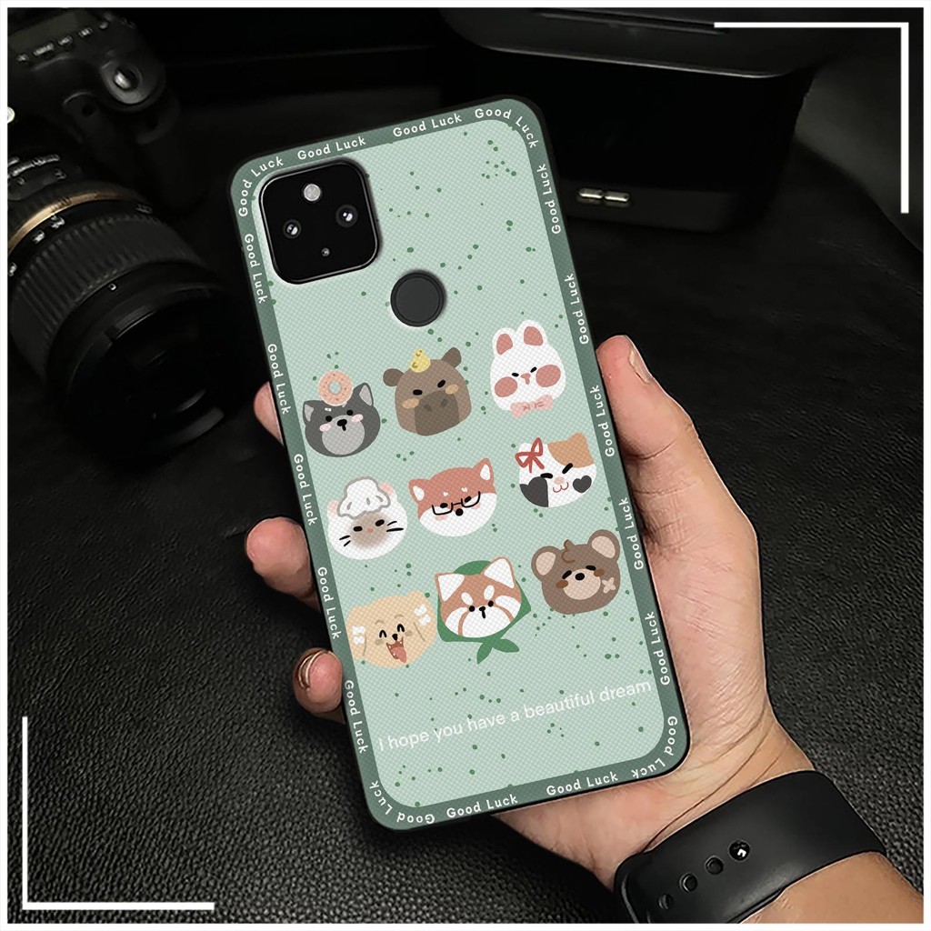 Ốp Điện Thoại Chống Va Đập Graffiti Cho Google Pixel 4A 5G Động Vật Silicon Bảo Vệ Thiết Kế Thời Trang Chống Bụi Bẩn Hoạt Hình Dễ Thương Ốp Lưng TPU Bền Bọc Toàn Bộ Chống Sốc Chống Thấm Nước