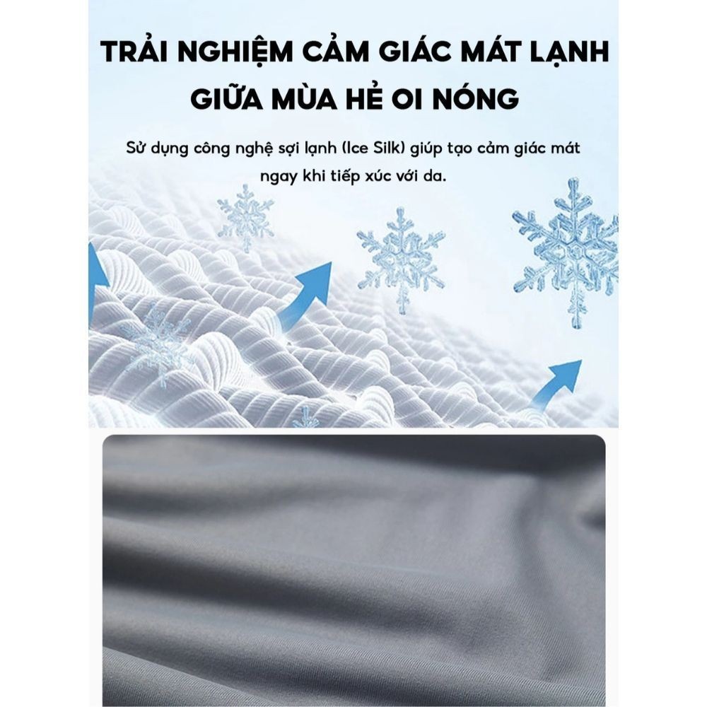 Váy Quây Chống Nắng Nữ Co Giãn 4 Chiều Chất Liệu Băng Lụa Lạnh Mát Mẻ Lưng Đai Chun Freesize
