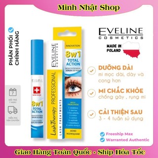 Tinh Chất Dưỡng Mi Eveline 8in1 Total Action Lash Therapy Professional 10ml của Nga