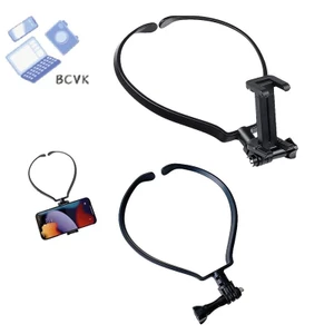 ✅12h Ship✅[BCVK]Giá đỡ cổ đeo rảnh tay Giá đỡ điện thoại lười Giá treo đa năng cho IPhone 15ProMax Samsung GoPro Dock Station tốt