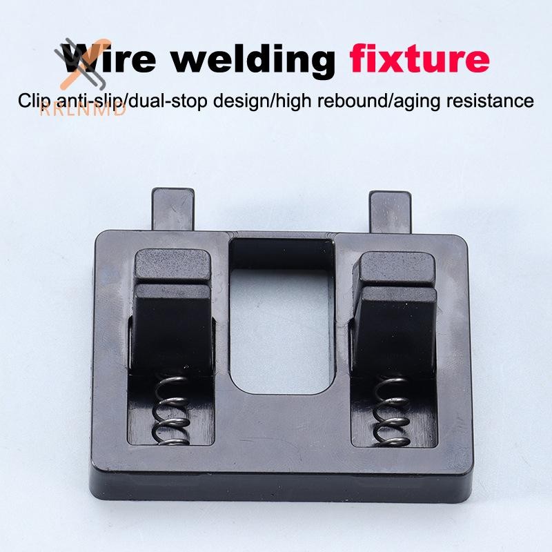 RRLNMD 1 Dây Điện Hàn Cố Định Giữ Điện Ổn Định Giá Đỡ Dây Chống Trơn Trượt Kẹp Kép Dụng Cụ Hàn Phụ Kiện MỚI