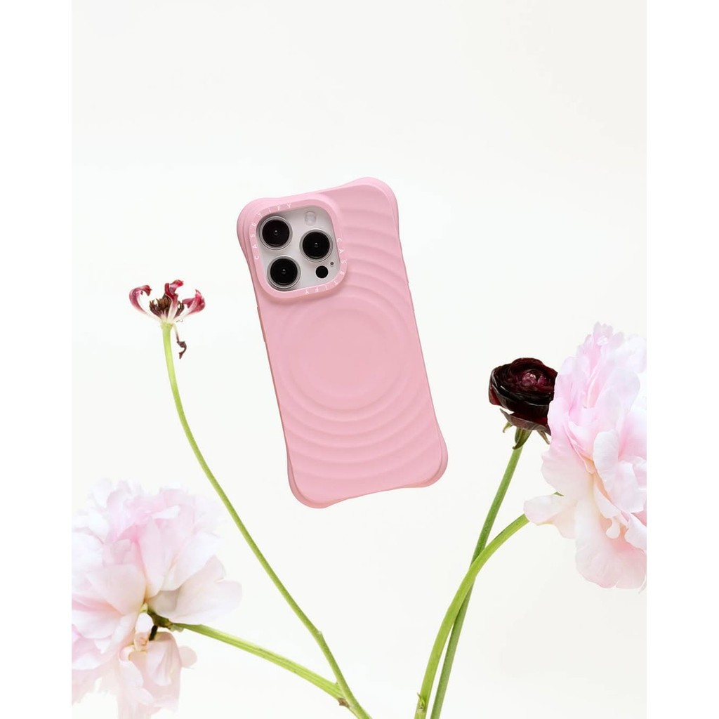 Ốp lưng Ripple - Spring Essentials của CASECASETM Ốp Hút Từ Tính Cho iPhone 16 / 15 / 14 Pro Max Cao Cấp Cảm Ứng Mềm Chống Trơn Trượt Silicon Kết Cấu Bảo Vệ Với Bao Bì Cao Cấp