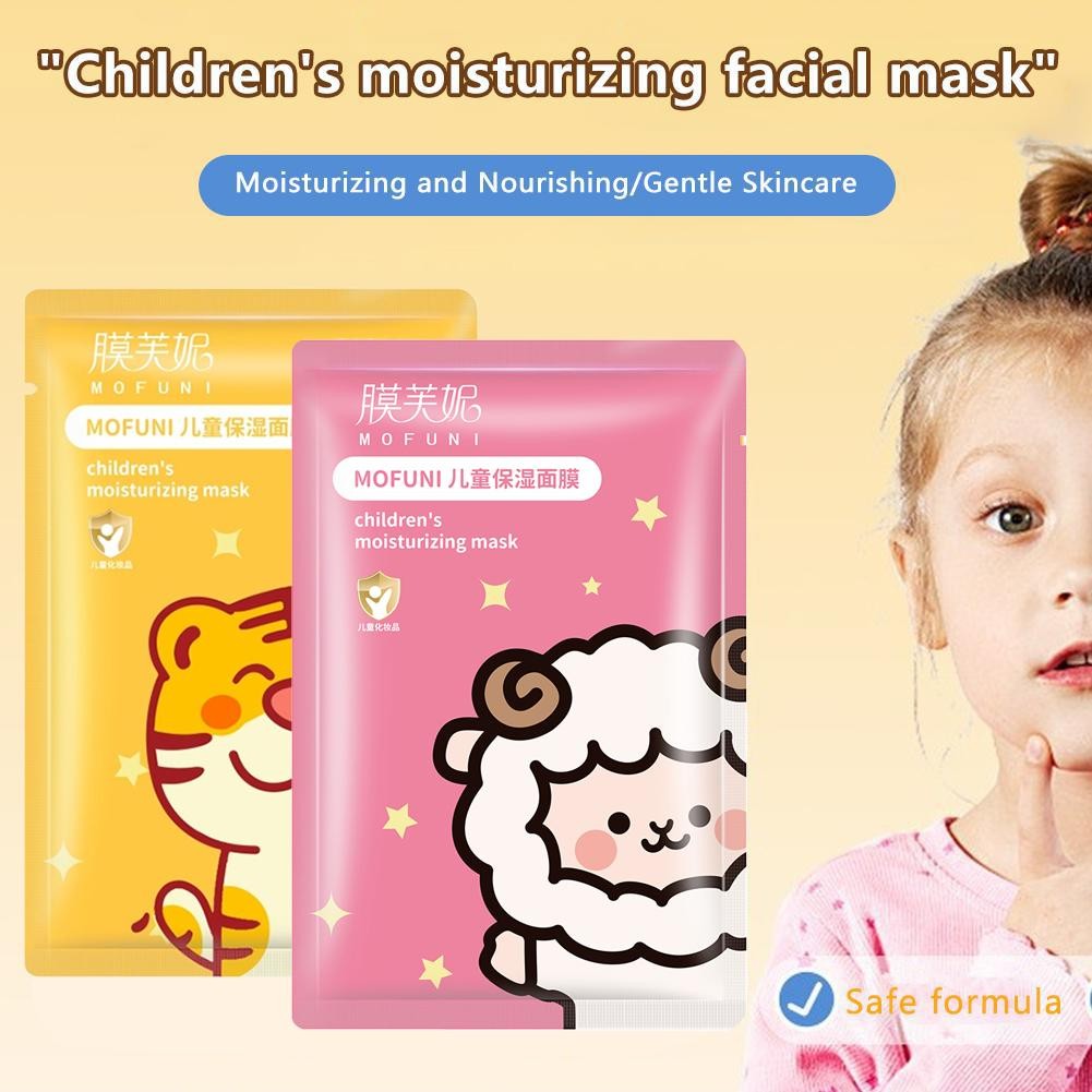 Mặt nạ hoạt hình trẻ em Dưỡng ẩm sâu Chăm sóc dưỡng ẩm Nuôi dưỡng da Mặt không gây kích ứng C2n7