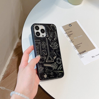 Ốp lưng gương Chainsaw Man Pochita cho iPhone 16 15 14 13 12 11 Pro Max X XSMax XR chống sốc