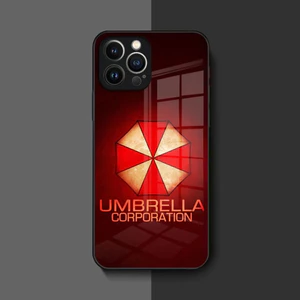BK-2 Umbrella Corporation Ốp Điện Thoại Iphone 16 17,15 14 12 11 13 Pro Max Mini 8 X Xr Xs Puls Vỏ Kính Đen