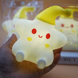 Mới Ngôi Sao Nhỏ Đèn Bàn Đầu Giường Mini Đèn Ngủ Quà Tặng Cảm Ứng LED Đèn Ngủ Trẻ Em Đồ Chơi Quà Tặng