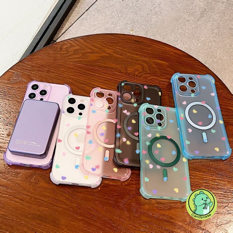 Ốp Điện Thoại Sương Tuyết Từ Tính Cho Vivo V70 V60 Lite S50 Pro Mini X300 Pro Y31 Y21D iQOO 15 Neo 11 5G 4G Matte Cover Dễ Thương Ins Phong Cách Nhiều Màu Sắc Tình Yêu Vỏ Túi Khí Mềm