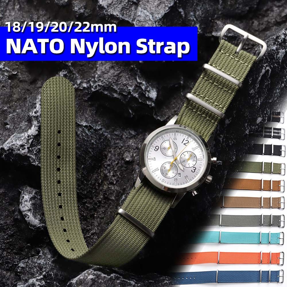 Militray Phong Cách NATO Nylon Dây Đeo Đồng Hồ Nhiều Màu Sắc Vải Dây Đeo Đồng Hồ Planet Series Dây Đeo Tay Thay Thế Nữ Đồng Hồ Phụ Kiện