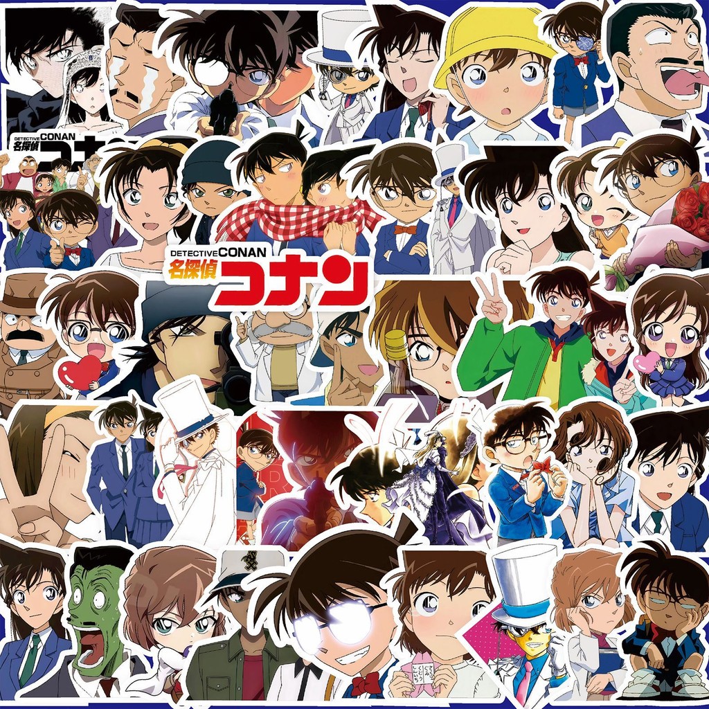 80 Chiếc Thám Tử Lừng Danh Conan Sticker Pack - Kaito Kuroba (KID) Đề ...