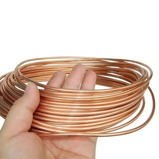 Cuộn dây ống đồng mềm 1-10Meter OD 2 / 3 / 4 / 5 / 6 / 8 / 9 / 10 / 12mm 99,9% Đồng nguyên chất Ống điều hòa làm mát Đồ thủ công DIY