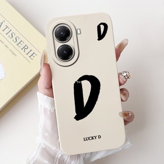Dành Cho Xiaomi Poco X7 Pro 5G Ốp Lưng 2025 Mới Sang Trọng A Z Chữ Cái Ban Đầu Silicon Mềm TPU Chống Sốc Dành Cho Redmi Turbo 4 Capa
