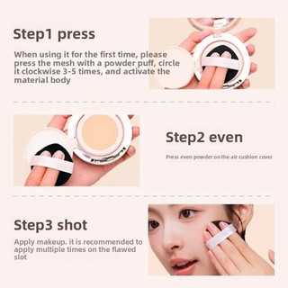 Clap O Clap Joint Air Cushion BB Cream Dưỡng Ẩm Mỏng Và Không Loại Bỏ Trang Điểm Mà Không Vuốt Da Dưỡng Ẩm Tự Nhiên Không Dễ Loại Bỏ Trang Điểm Mặt Air Cushion BB Cream