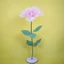 BEABOUT Hoa hồng nhân tạo, Cánh hoa lông tơ 40 / 50 / 60cm Hoa hồng mô phỏng, Đầu hoa lớn Đạo cụ gạc khổng lồ Hoa giả Trang trí sân vườn nhà