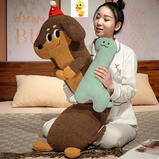 PLUS✨Chất lượng cao✨Ôm Mèo Gấu Khủng Long Dachshund Dài Sang Trọng Gối Dễ Thương Dachshund Chó Plushie Gối Trẻ Em Ngày Lễ Thứ Quà Tặng Cặp Đôi Tốt Nghiệp Quà Tặng Halloween Sang Trọng Quà Tặng