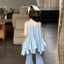 HT3 Mùa Hè Mới Bé Gái Áo Dây Áo Đầm Công Chúa Dễ Thương Và Thời Trang Ngày Lễ Trang Phục TH3
