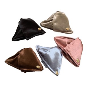 Kẹp tóc tam giác Satin phong cách thanh lịch, phù hợp cho nữ