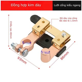 Công tắc ngắt kết nối bình ắc quy 12V 24V cho xe hơi，chất liệu hợp kim thép mạ đồng chất lượng cao ALINE