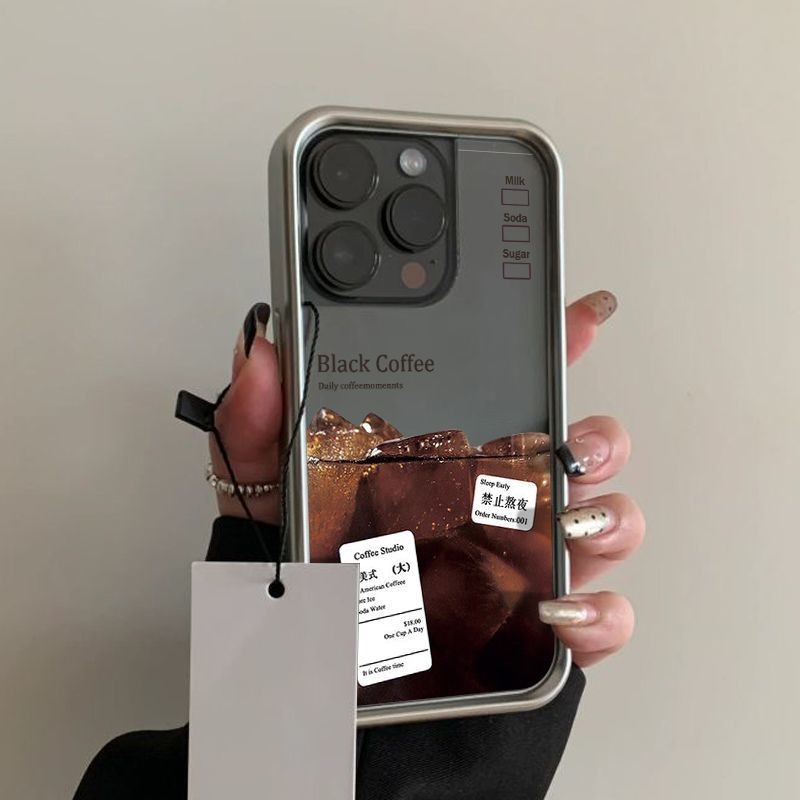✨Feng Photo Frame Cà phê Mỹ Thích hợp cho Apple 15plus14promax Vỏ điện thoại iPhonexs121125.5.22