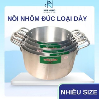 [Giá Xưởng] Nồi nhôm đúc loại dày, hàng tại xưởng size lớn 40-42-44-46-48-50cm