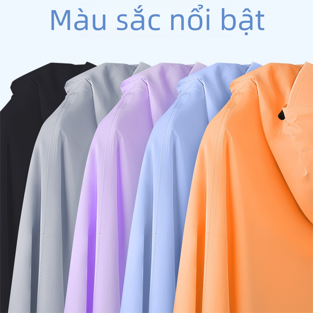 Thời trang và đẹp mắt chất lượng cao xe máy Áo mưa 1 người/Áo mưa cho 2 người，Chất liệu chống thấm vải Oxford dày