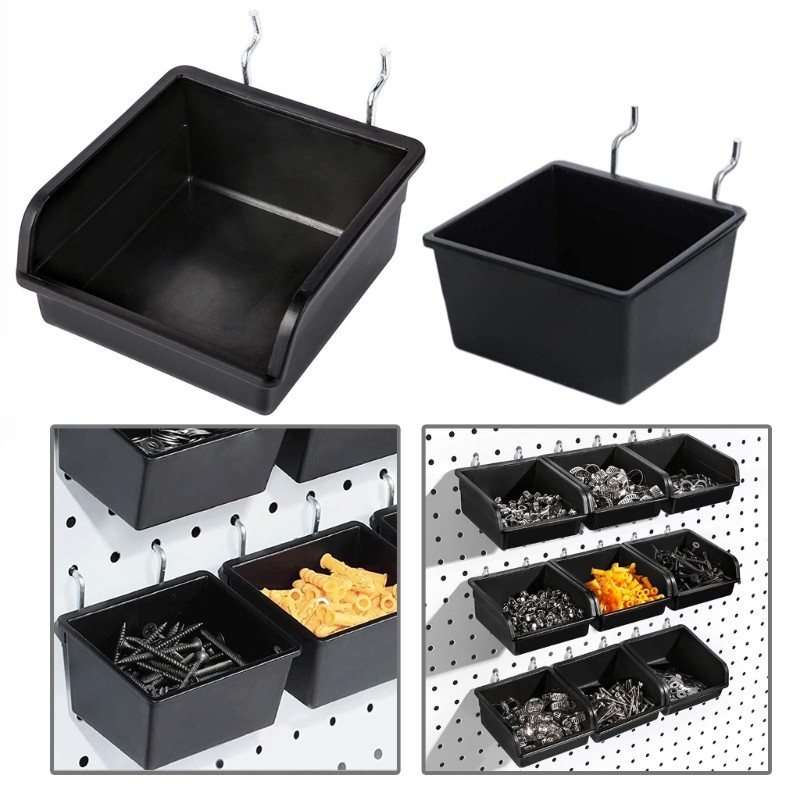 BTM Thùng lưu trữ bảng chốt hiệu quả có móc và nhãn Giỏ bảng chốt thực tế Giải pháp lưu trữ phần cứng hiệu quả