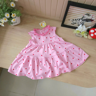 Váy xòe 2 tầng Bunnybaby xin xắn chất thun cotton mềm cho bé 1-5 tuổi