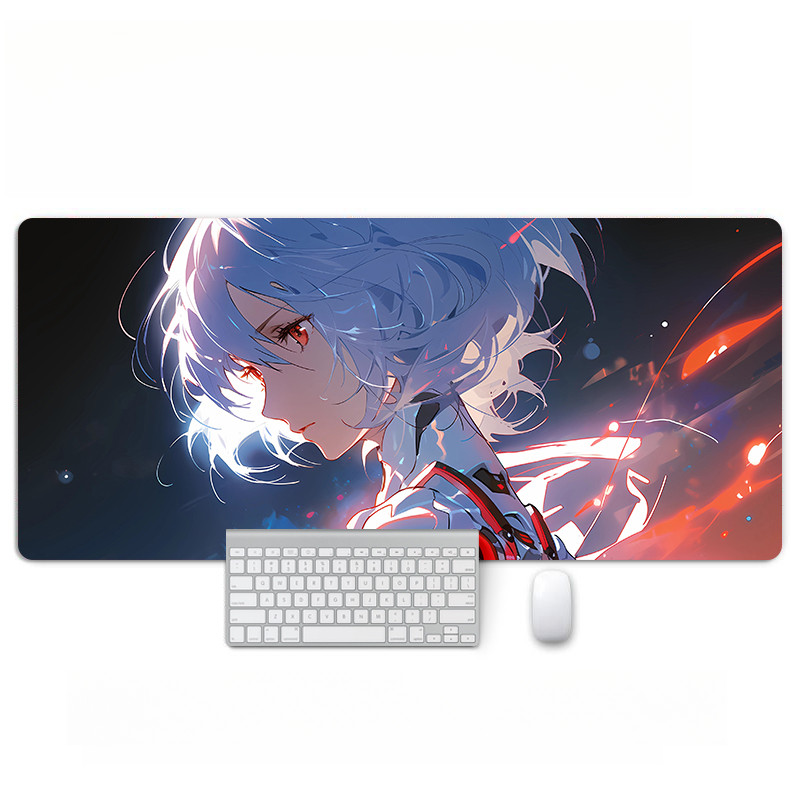 Neon Genesis Evangelion Anime Mouse Pad Lớn EVA Hoạt Hình Mát mẻ Miếng Lót Chuột Máy Tính Văn Phòng Chống Trơn Trượt Thảm Để Bàn
