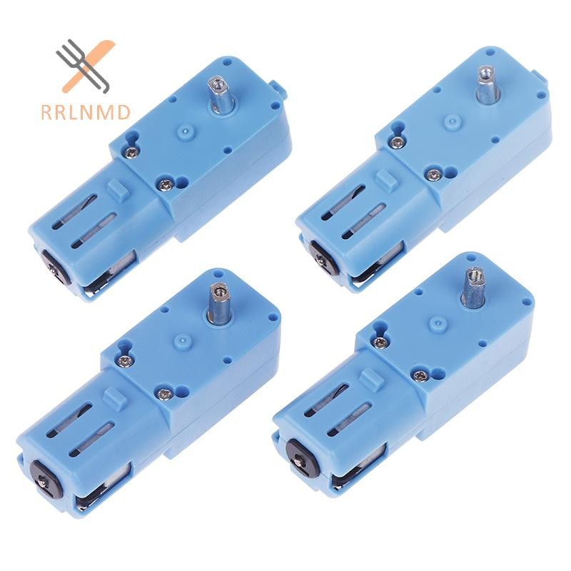 RRLNMD 3V-6V 1: 90 Động Cơ Bánh Răng Xanh Tất Cả Kim Loại / Nửa Kim Loại Trục Đơn Động Cơ Robot Thông Minh Giảm Tốc Tốc Xe TT Động Cơ MỚI