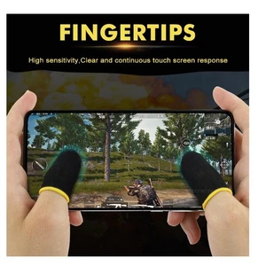 2 Chiếc (1 Đôi) Găng Tay Di Động Găng Tay Tay Cots Cho Chơi Game Màn Hình Cảm Ứng Bộ Điều Khiển Thoáng Khí Găng Tay Chống Mồ Hôi Chống Trơn Trượt