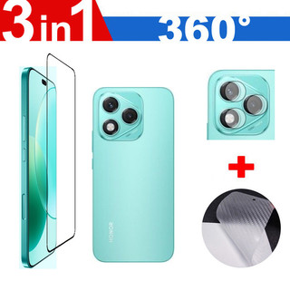 cho Honor 400 Lite 200 400 Pro Lite Smart Magic 7 Pro RSR Lite 5G Kính cường lực 3 trong 1 Chống rơi Bảo vệ màn hình Với Sợi carbon Trở lại phim + Máy ảnh Bảo vệ ống kính