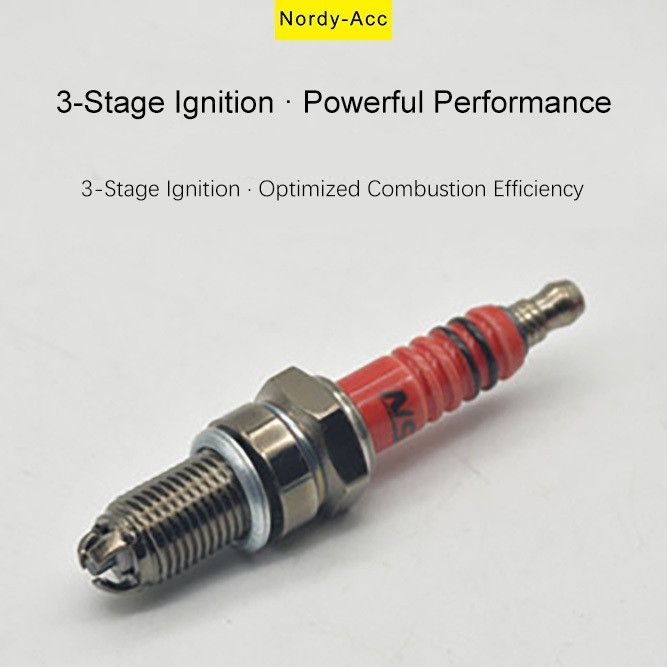 Bugi A7TC D8TC Đa Năng 3 Điện Cho Xe Tay Ga 110cc 125cc Xe Máy Honda Yamaha Suzuki