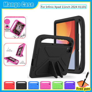 Ốp Lưng Cho Infinix Xpad 11inch 2024 X1101 Vỏ Trẻ Em An Toàn Trẻ Em Máy Tính Bảng Bảo Vệ Chất Liệu Bọt Chống Sốc Vỏ An Toàn Và Chống Rơi