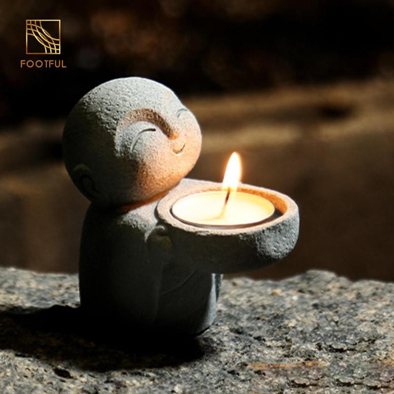 Tượng Phật, Chân nến Tealight Candleholder Candelabrum Tượng nhựa cho