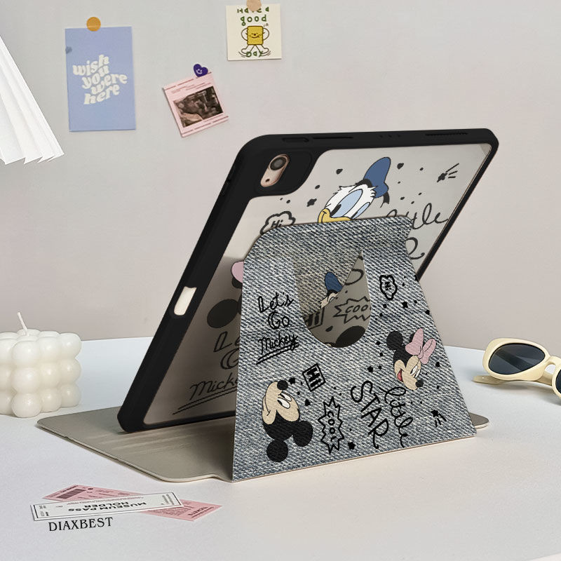 Ốp bảo vệ cho Samsung Galaxy S7plus / S8plus S9 FE + Tab A7 lite Tab S6 lite 10.4inch S10 FE A8 S10ULTRA Tab A9 Plus S9plus / s10plus 12.4inch Vỏ máy tính bảng xoay 360 độ