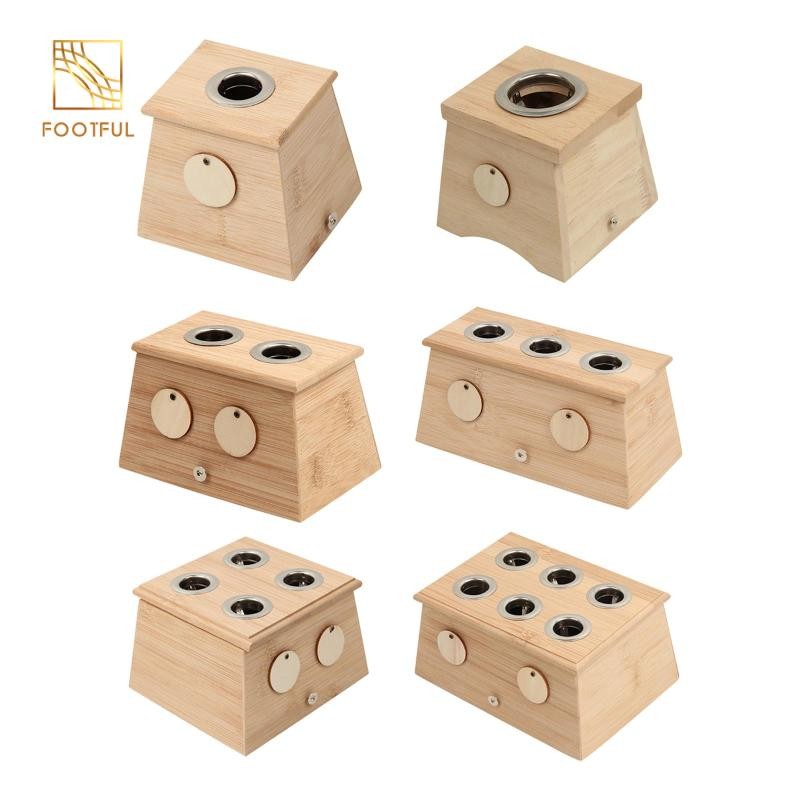 Moxa Moxibustion Gỗ ổn định Gậy không khói Dụng cụ đốt Moxibustion cho