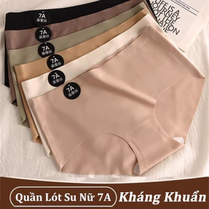 Combo 6 Quần Lót Su Nữ 7A, Không Đường May - Chống Lộ Viền - Kháng Khuẩn, Vải Thun Lạnh Mềm Mại