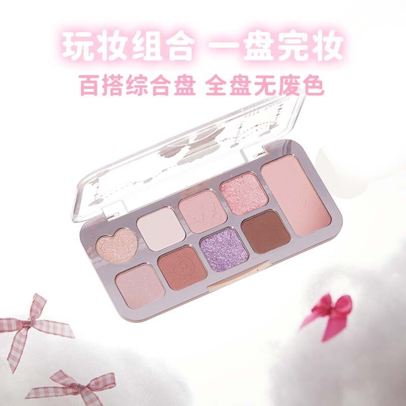 [TẶNG MÚT] Bảng Phấn Mắt Jill Leen 9 Ô Màu Crystal Fairy Eyes Lấp Lánh Nhũ Mịn MELODY.COSMETIC C620 | BigBuy360 - bigbuy360.vn