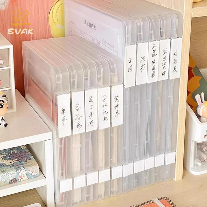 Alittlesetrtu A4 Hộp Bảo Quản Tài Liệu Chống Thấm Nước Chống Bụi Giấy Chứng Nhận Tốt Nghiệp Thông Tin Trong Suốt Khóa Đôi Hộp Đựng Nhựa VN