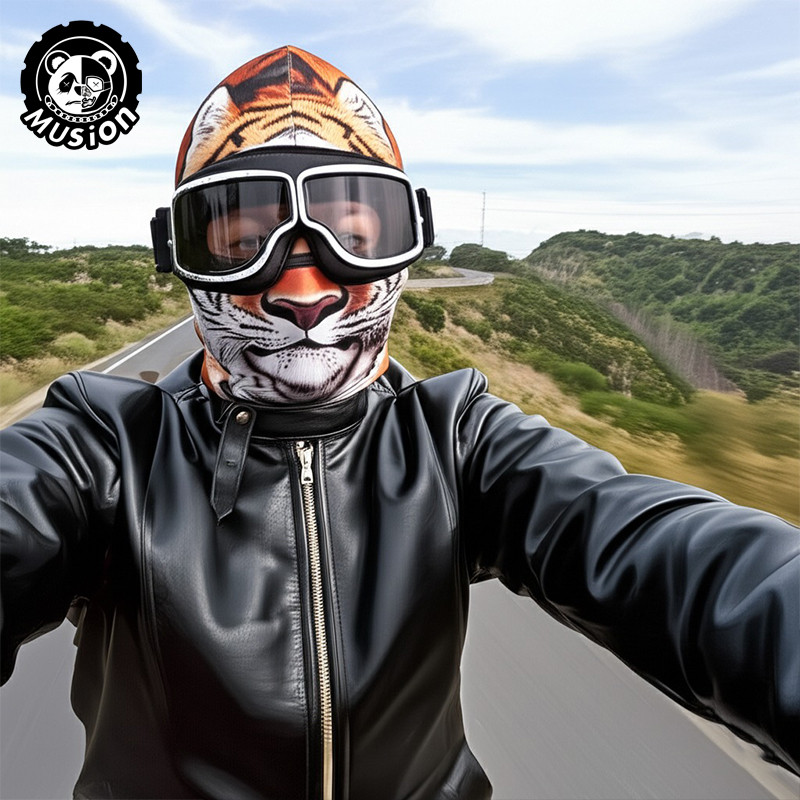 Mặt nạ Musion 3D hình động vật, balaclava full face mask chống tia UV cho xe máy và câu cá