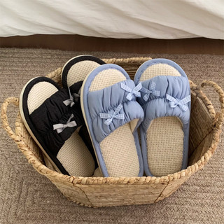 Xixitiao Dép Đi Trong Nhà Bằng Cotton Và Lanh Dành Cho Nữ Kiểu Dáng Thời Trang Và Thoải Mái Cho Phòng Ngủ