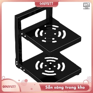 Giá sắp xếp nồi có thể điều chỉnh - Tiết kiệm không gian, Bảo quản chống gỉ cho chảo, chậu & nắp đậy - Giải pháp nhà bếp dưới tủ