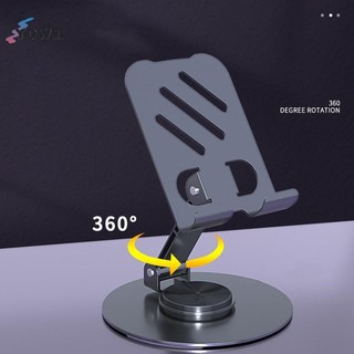 Kim loại YOWEI 360° Xoay Điện Thoại Di Động Giá Đỡ Máy Tính Bảng Chống Trượt Có Thể Gập Lại Điều Chỉnh Di Động Lười Để Bàn Sống Điện Thoại Di Động Đứng Gắn VN
