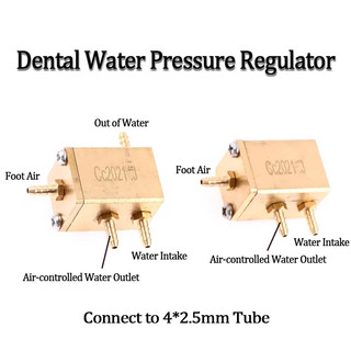 1 Nha Khoa 3 / 4 Vòi Phun Kết Nối Đơn Van Nước Điều Khiển Không Khí Lục Giác Nước Van Khí Điều Chỉnh Áp Suất Ghế Nha Khoa Bộ Phận