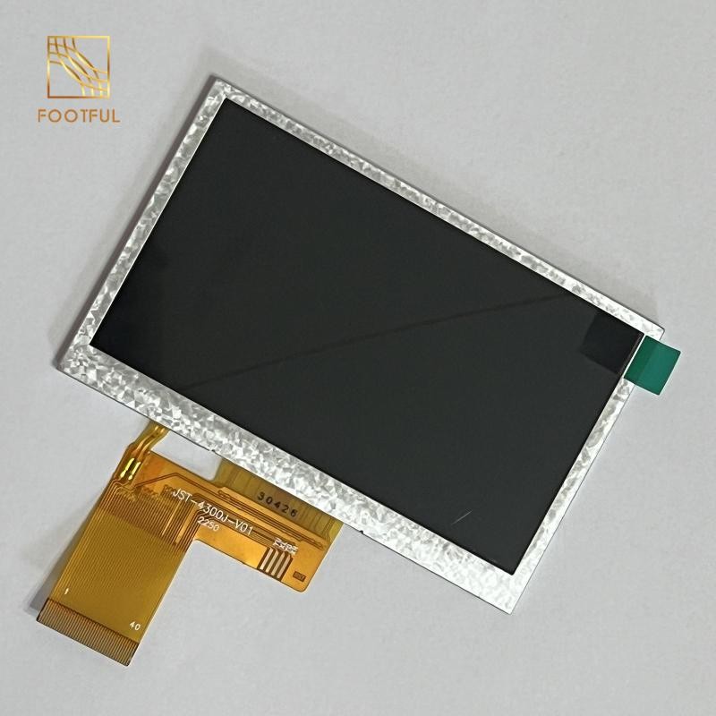Màn hình hiển thị LCD 4,3 inch chung Màn hình hiển thị xe 480x272 3.3V Màn hình LCD