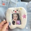 SUNKISSD Photocard, Bear / Rabbit / Chick Hộp đựng thẻ ảnh đa chức năng, Thời trang hoạt hình dễ thương sang trọng Hình ảnh thần tượng Vỏ bảo vệ học sinh