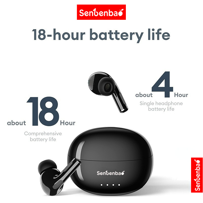 Tai Nghe Bluetooth Fenbenbao LP5 Pro Tai Nghe Thể Thao Khử Tiếng Ồn -38db 360° Âm Thanh Không Gian Bass Tốt