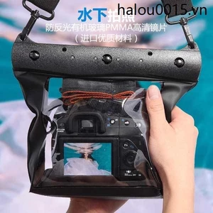 Máy ảnh Tebile SLR Vỏ chống mưa Vỏ chống nước Túi đựng máy ảnh dưới nước Vỏ lặn Ống kính Vỏ chống bụi Vỏ chống mưa